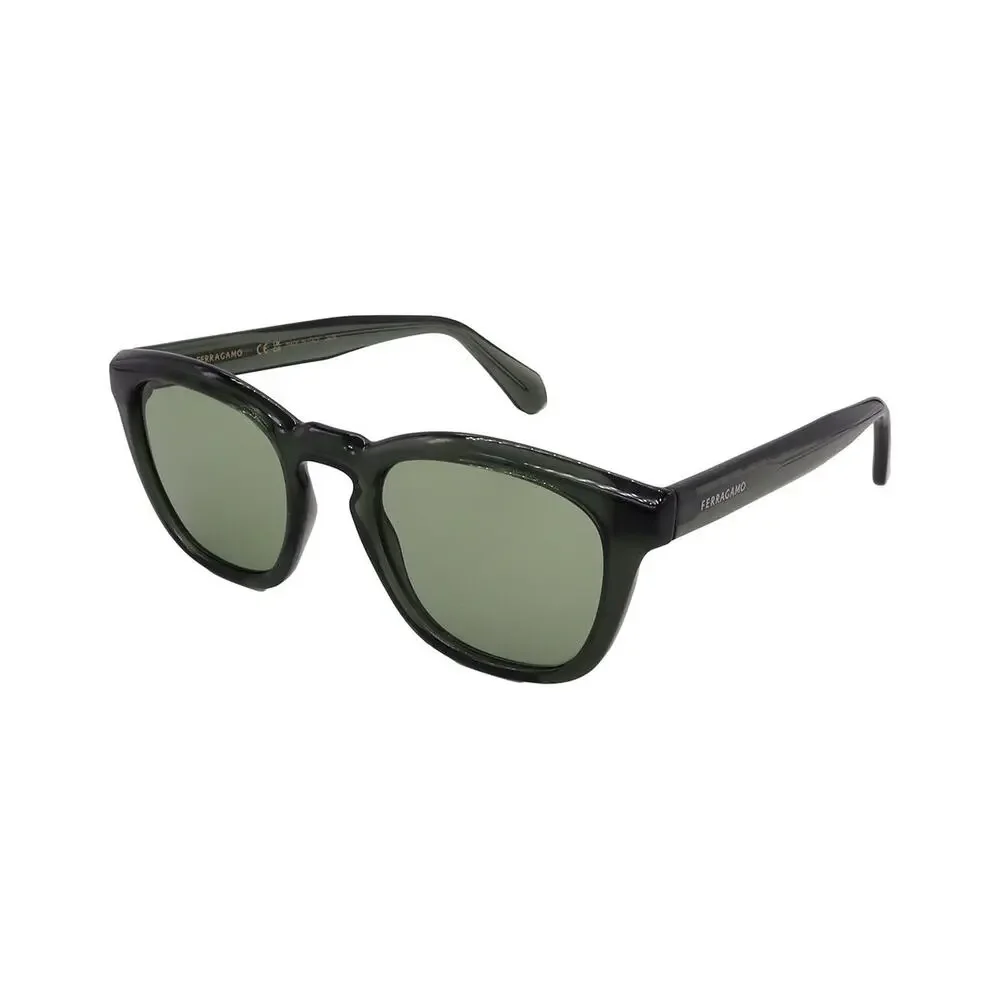 new ferragamo sunglasses Unisex Green Tint SF2040SE 320